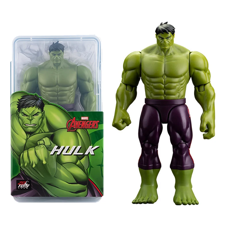 Hot ZDTDS 18CM Avengers Legends Figure Ghost Spider Iron Man Panther Hulk Captain Thor Falcon Miles Morales Thanos Figurine Toy - view 2