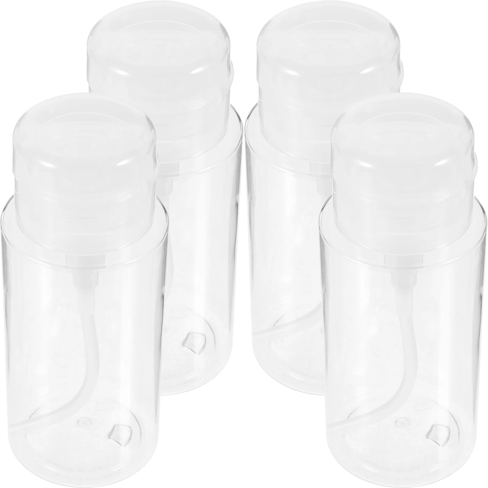 4 قطع من مزيل طلاء الأظافر، زجاجات فارغة، موزع مضخة الضغط لإزالة المكياج، حاوية تخزين السائل أثناء السفر #2