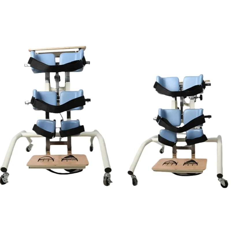 Children's standing frames can be raised lowered and tilted for multi-functional lower limb rehabilitation training Fitness