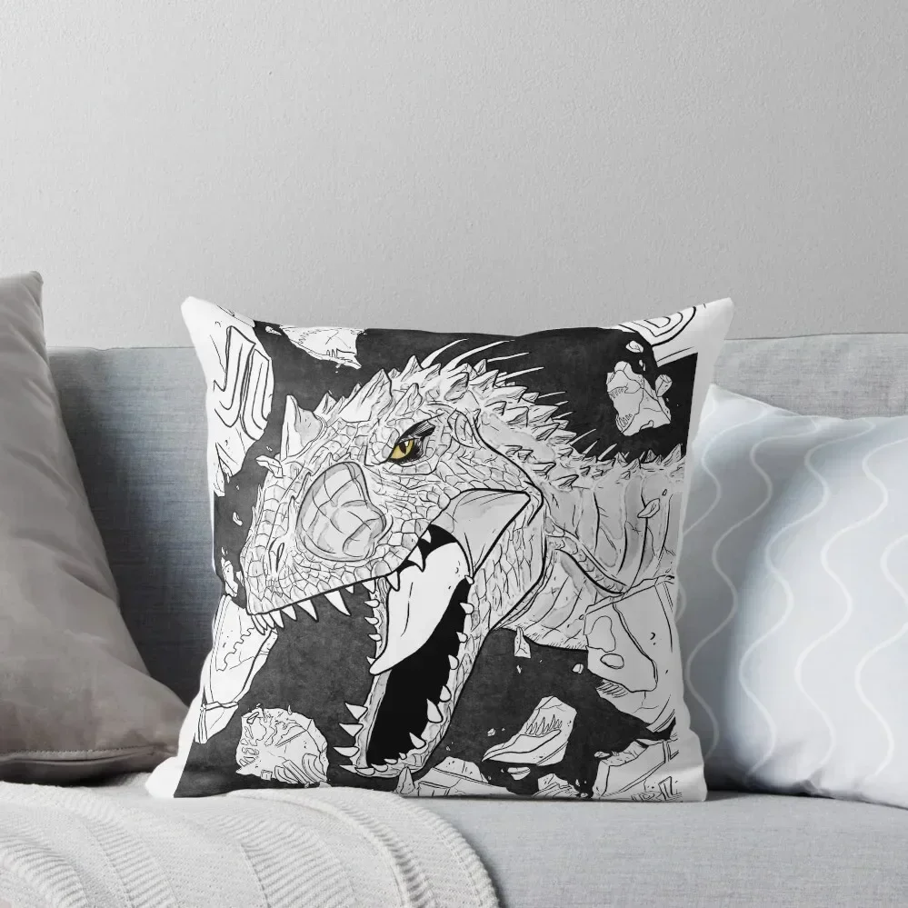 

Indominus Rex Throw Pillow Pillowcases Bed Cushions Cushion Cover For Sofa Pillowcase Cushion Couch Cushions pillow