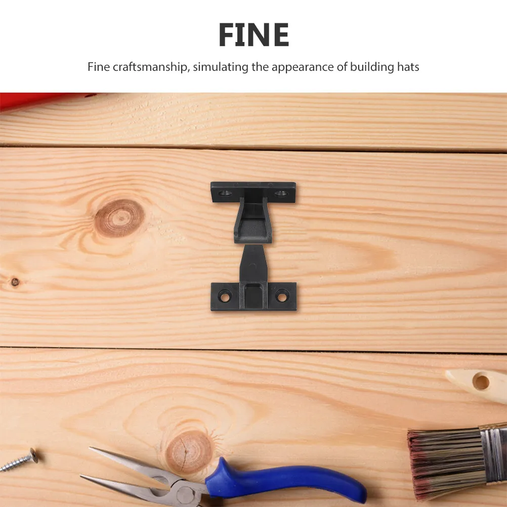 20Pcs Black Adjustable Cabinet Connector Push-on Panel Joint Bracket for Quick Tool- Assembly Cabinets Wardrobes