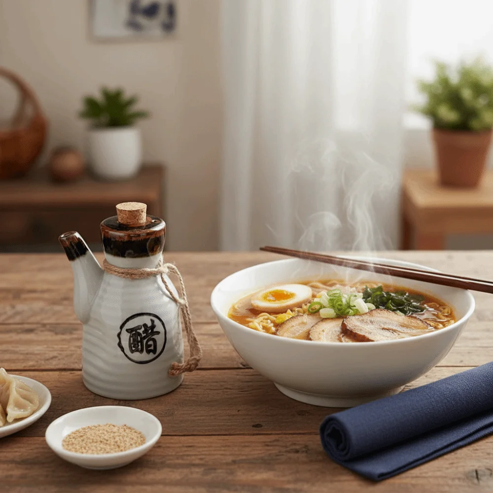 200 ML Japanese Style Soy Sauce Bottle Vintage Mini Dinning Table Condiment Dispenser Ceramic Restaurant Chili Oil Pot Home view 3