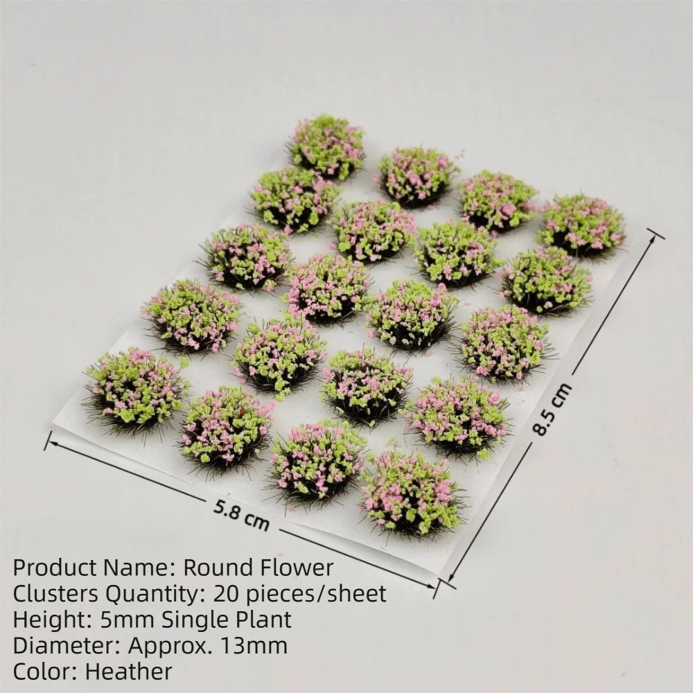 5mm DIY Miniature Architectural Flower Clusters Grass Clusters Landscape Scene Making Diy Architectural Details