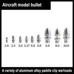 Rc Propeller Adapter 2mm/3.17mm/4mm/5mm/6mm/8mm/10mm Rc Aluminum Bullet Holder For Brushless Motor Prop Airplane Helicopter Toy