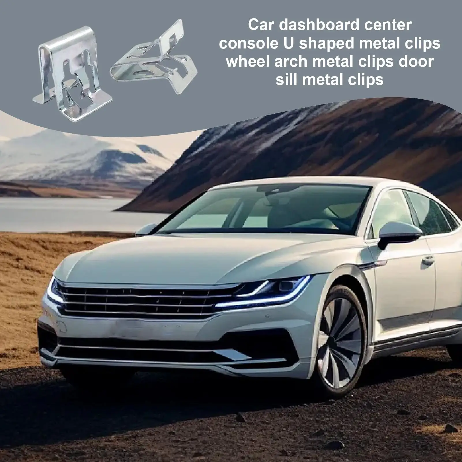 

Металлические фиксаторы для автомобиля, 10 шт., универсальный набор антикоррозийных застежек, универсальные фиксаторы для отделки автомобильной консоли, для автомобилей