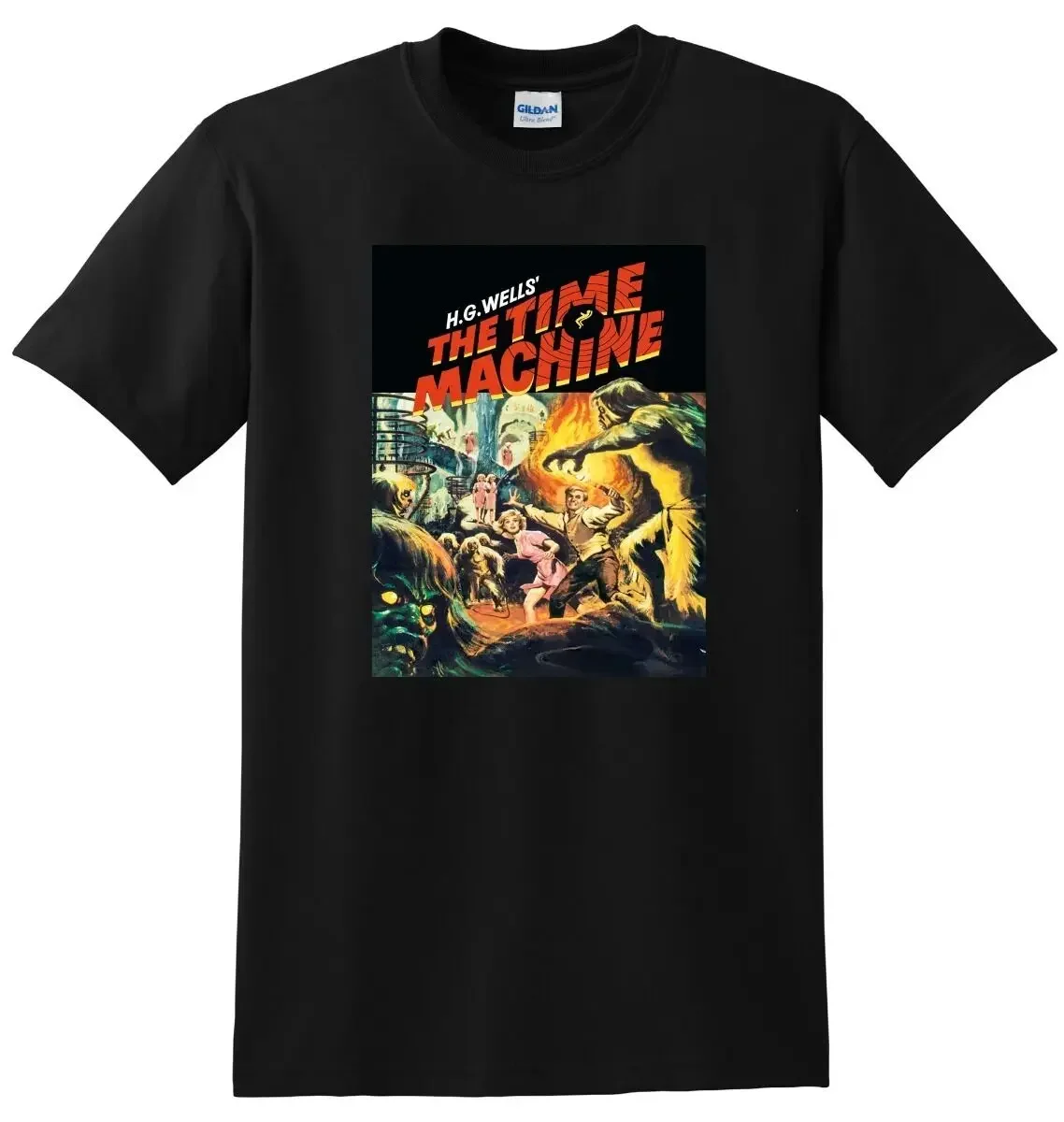 *NEW* THE TIME MACHINE T SHIRT hg wells 1960 bluray dvd cover tee S M L or XL