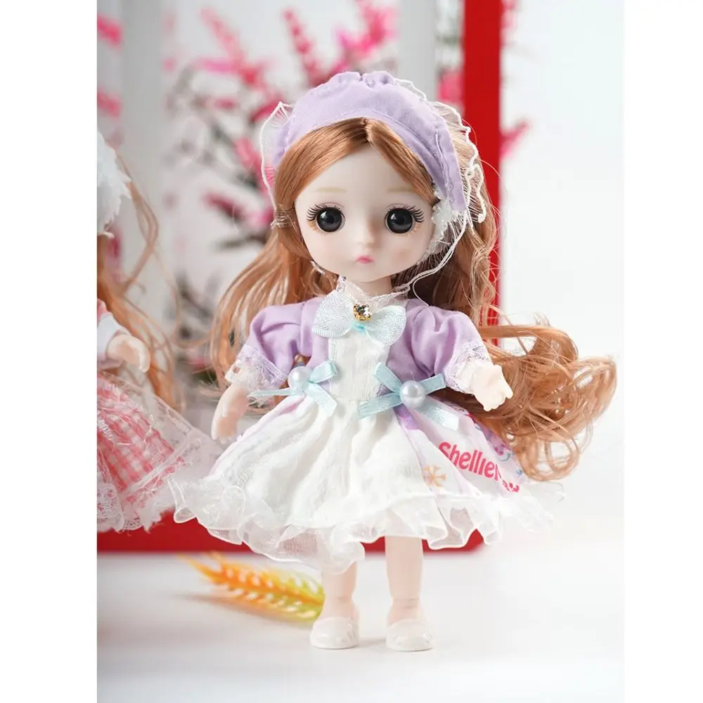 Ancient Dress BJD Doll Play House Toys with Clothes Wedding Dress Removable Joints Doll Colorful Cute Birthday Gift