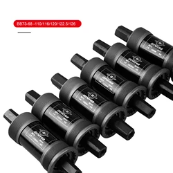 GINEYEA Bike Bottom Bracket, Square-Taper Bottom Bracket 68mm, 110.5/116/120/122.5/126mm
