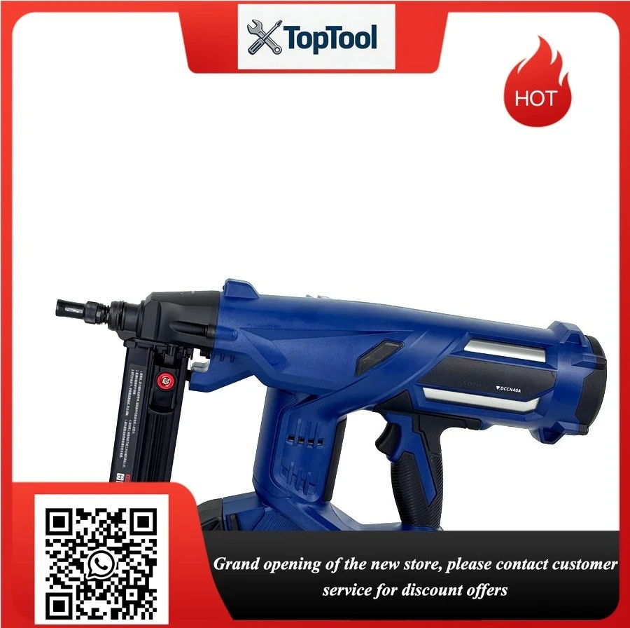 Professional Brushless Nail Gun, 20V 40A Lithium Powered Concrete Nailer for Building & Plumbing Projects