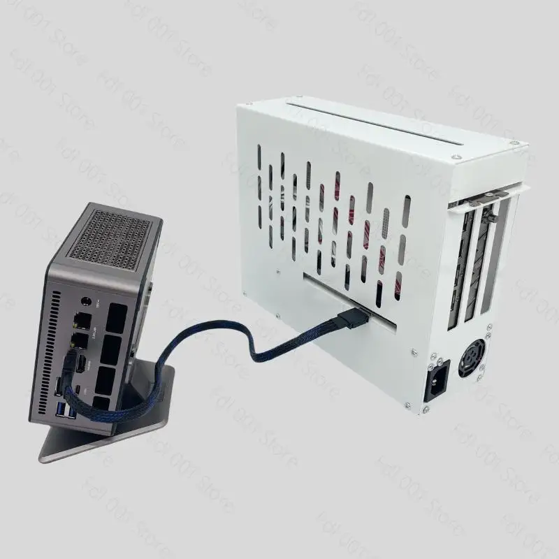 All-in-One eGPU Dock, Oculink/USB4/M.2 NVMe External Graphics Enclosure with 64Gbps Bandwidth for Laptop & Handheld Gaming PC
