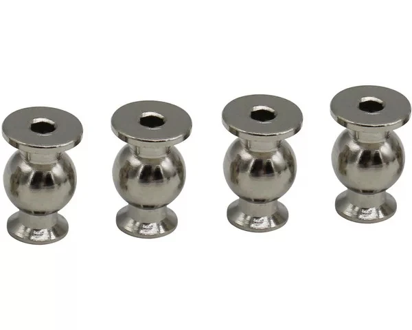 HR AON160PA08 Steel Chrome Pivot Ball for Arrma 6S Kraton Outcast Senton Talion Limitless Mojave (4pcs)