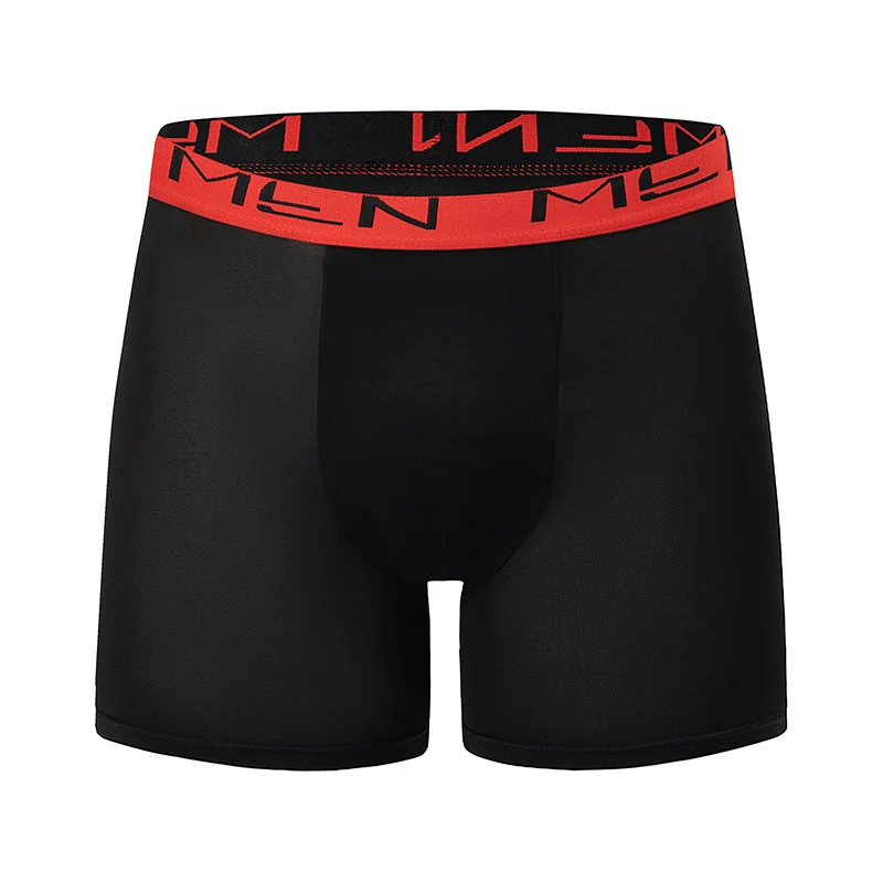 7-Piece Set Of Men's Long Underwear Youth Red Elastic Waist Fashionable Comfortable Casual Sports Flat Angle Pants Trendy