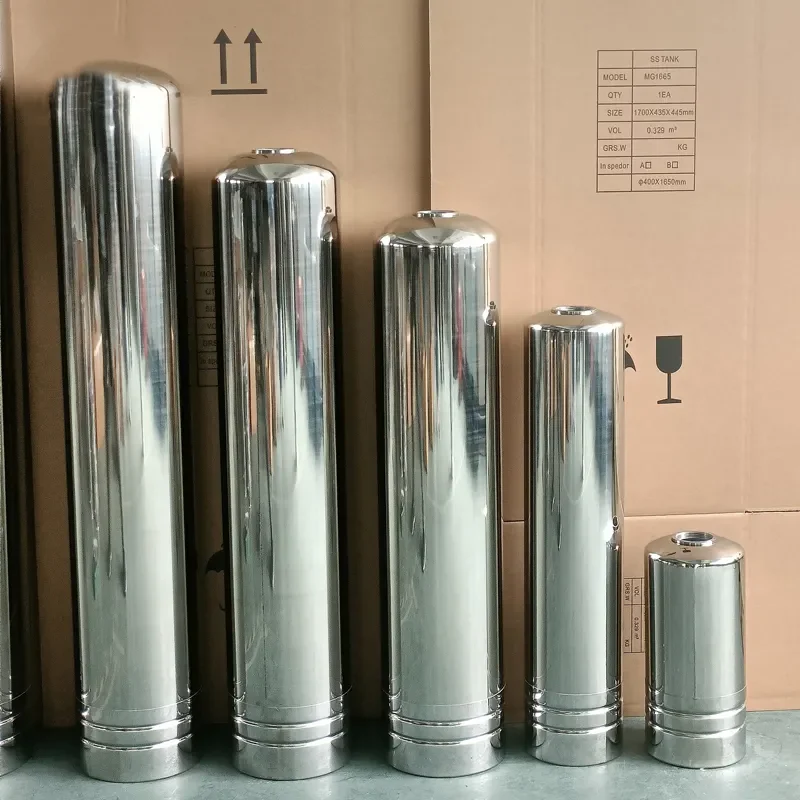 Rustproof Stainless Steel Water Softening Tank Company Price High Quality Water Pressure Tank.