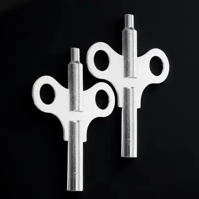 

2Pcs Steel Clock Winding Key Tool Professional Repairing Clock Winders Smooth Operation No Burrs Suitable Length for Personal Or