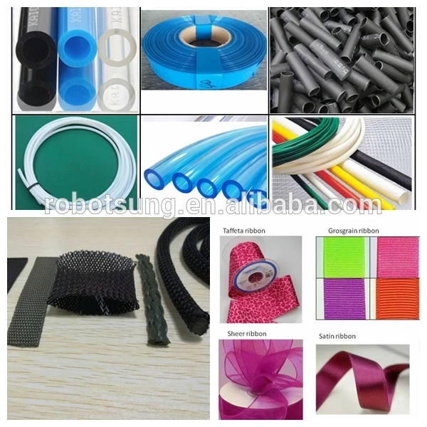 Automatic PVC Tube & Flexible Hose PE Film Cutting Machine Factory Plastic Pipe Cutter with Motor Carton Packaging