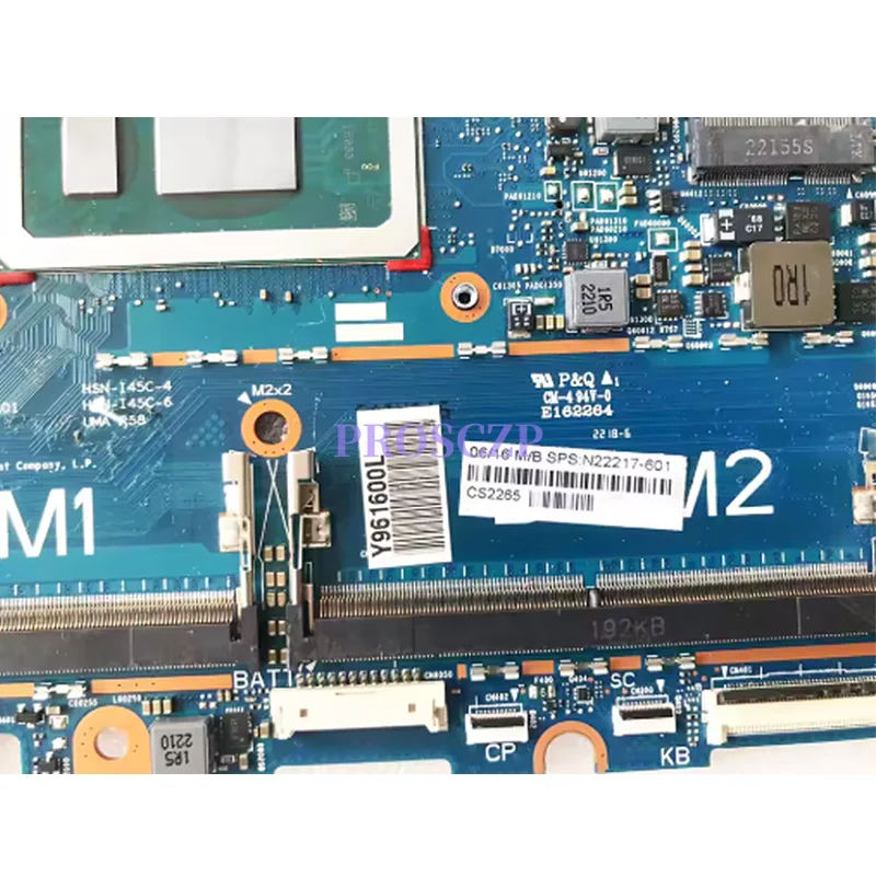 

HSN-I45C 6050A3417601 Материнская плата N22216-601 N22217-601 для ноутбука HP EliteBook 840 G9, материнская плата DDR5, 100% рабочая