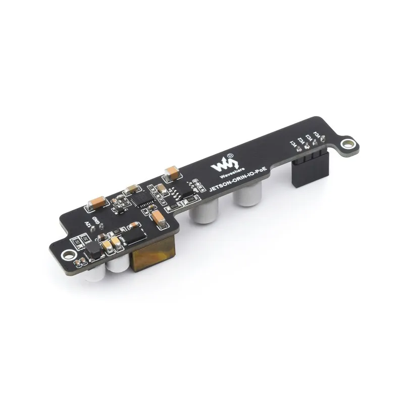 Waveshare JETSON-ORIN-POE-MODULE,PoE Expansion Board For NVIDIA Jetson Orin Nano/NX, Mini Body, More Space Saving