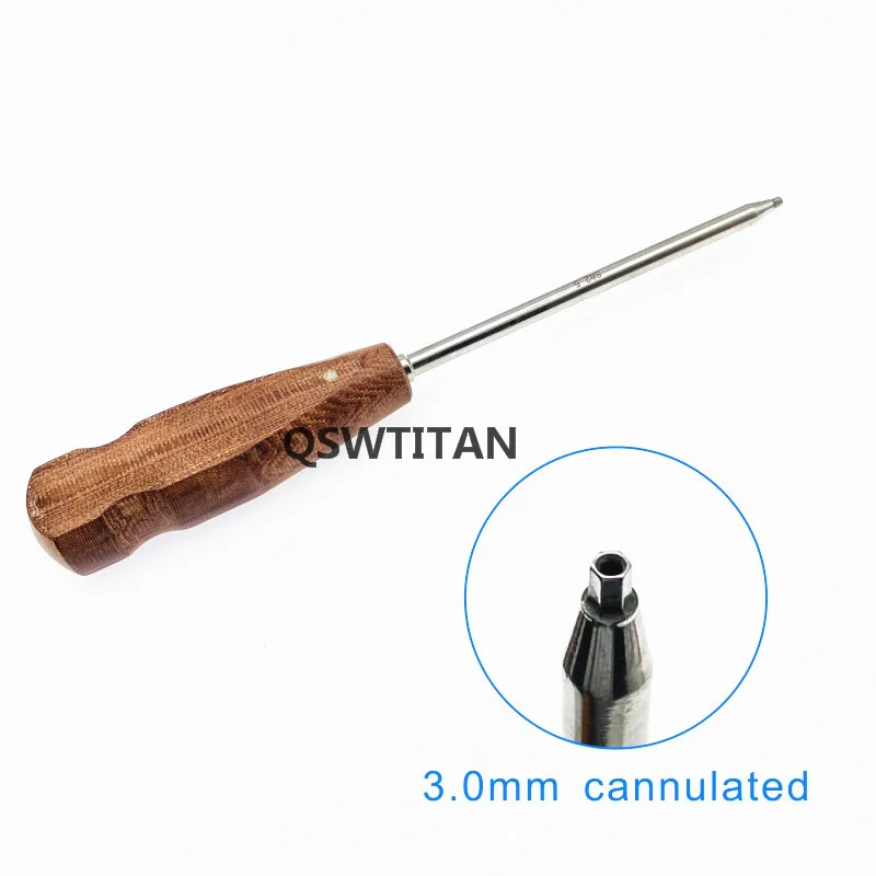 1個中空cannulated骨スクリュードライバー獣医整形外科楽器