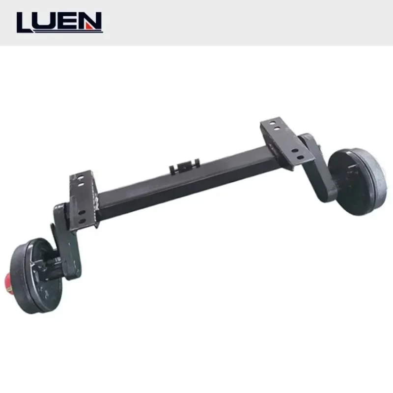 2026/LUEN 750kg Rubber Torsion Axle with Electric mechanical or hydraulic drum brake