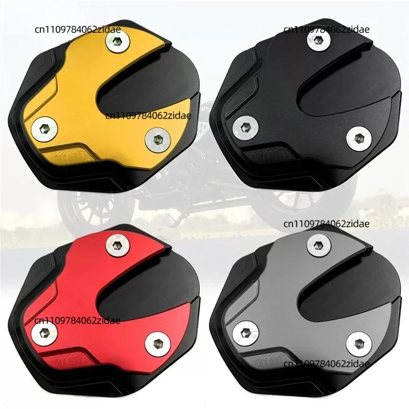 For CNC Aluminum Kickstand Enlarger Side Stand Extension Pad for Honda Rebel500 CM500 CM300