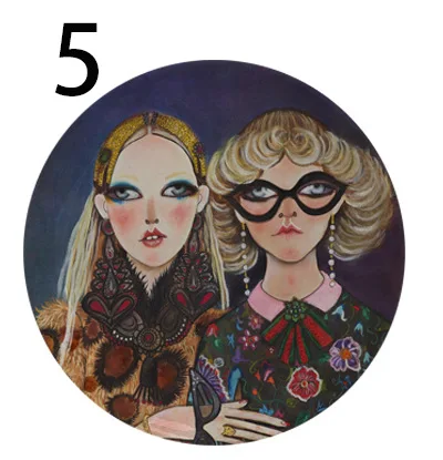 Starry Eyes Ceramic Decorative Plate Afternoon Tea Round Tray Plato Decorativos Para Pared Trinket Dish Fruit Salver Nordic