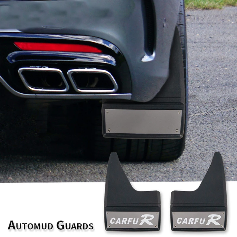 

Universal Black/Gray EVA Plastic Car Mud Flaps High Quality Mudflaps Splash Guards Fender Flares Mudguards Car Accessories