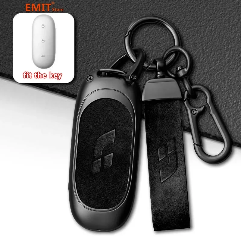 for Lixiang LEADING IDEAL L7 L8 L9 MAX Li Auto Key Case Smart Remote Holder Keychain Bag Protection Shell Cover Car Accessories