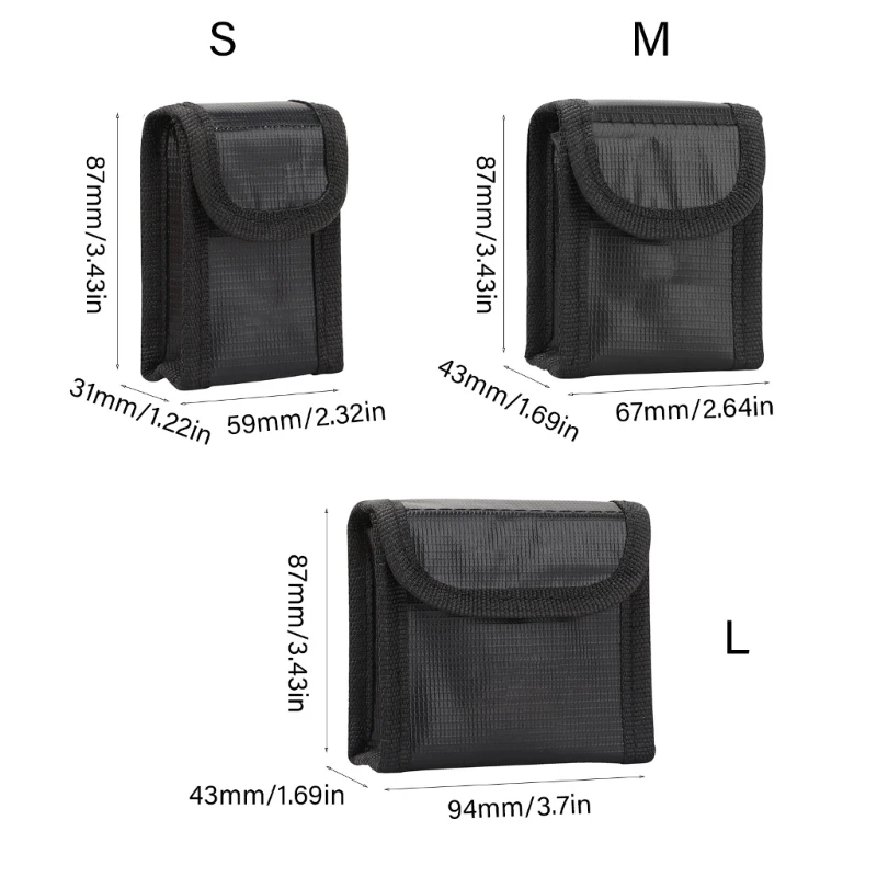 Fireproof Battery Safety Bag For UAV Lithium Battery Storage Heat Resistant Protective Case Drop Shipping image 6