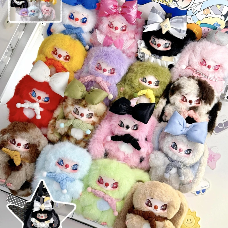 SIINONO V3 Hang Mood Series Vinyl Plush Blind Box Surprise Bag Pendant Doll Kawaii Keychain Mystery Box Collectible Toy