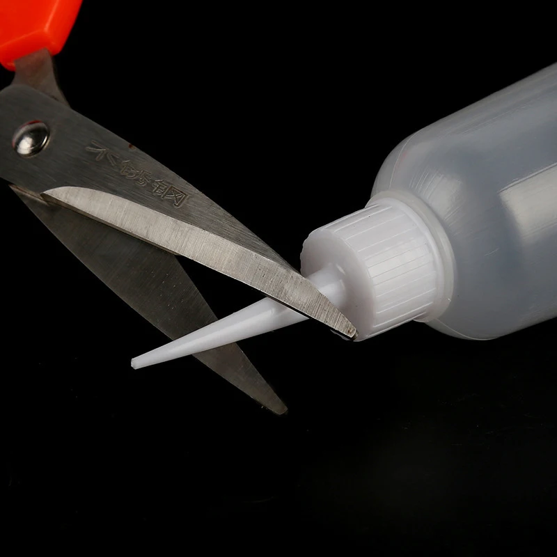 5 pezzi bottiglia di colla vuota con ago fai da te punta di precisione applicatore punta bottiglia bottiglia bocca bottiglia di colla bottiglia da spremere