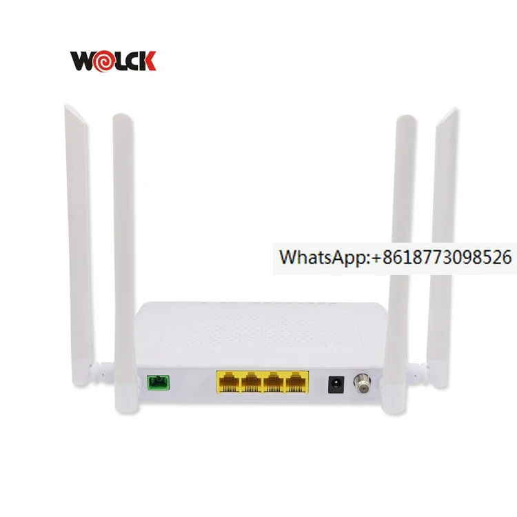 Factory Price Ftth Optic Fiber Device 4 Port Wifi Modem Gepon Ont Xpon Onu