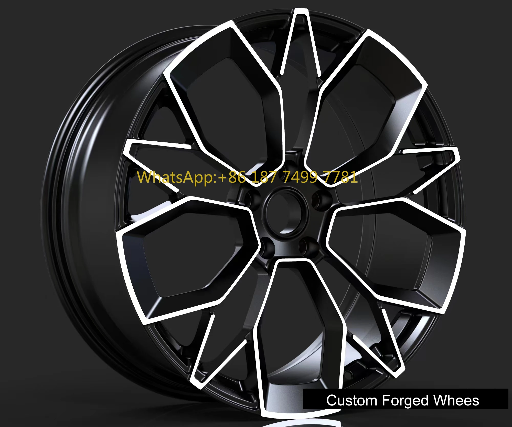

Custom Made 17 18 19 20 21 22 23 24 Inch 5 Lug 5x112 5x120 5x127 5x114.3 Custom Alloy Forged Wheels Rims