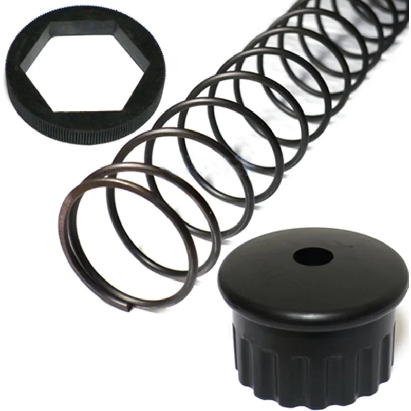 Tire Changer Accessories Hexagonal Bars Steel Vertical Shaft Spring Compression Spring Plastic Press Cap Damping Rubber Washer