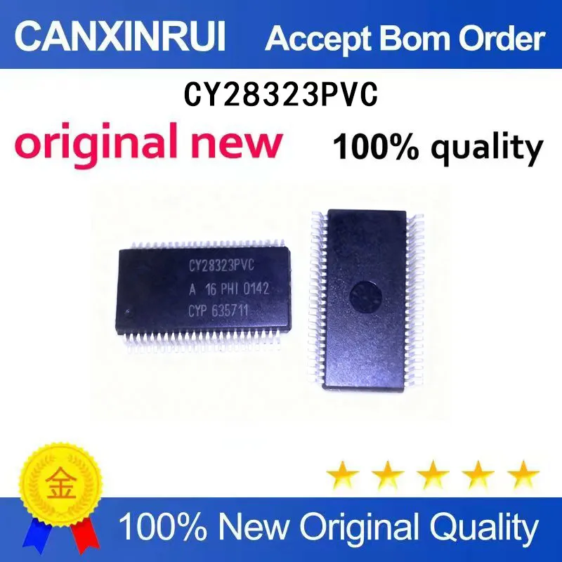 

(5-100 Pieces) CY28323PVC TSSOP-48 CY28323PVC A double-sided foot spot chip IC