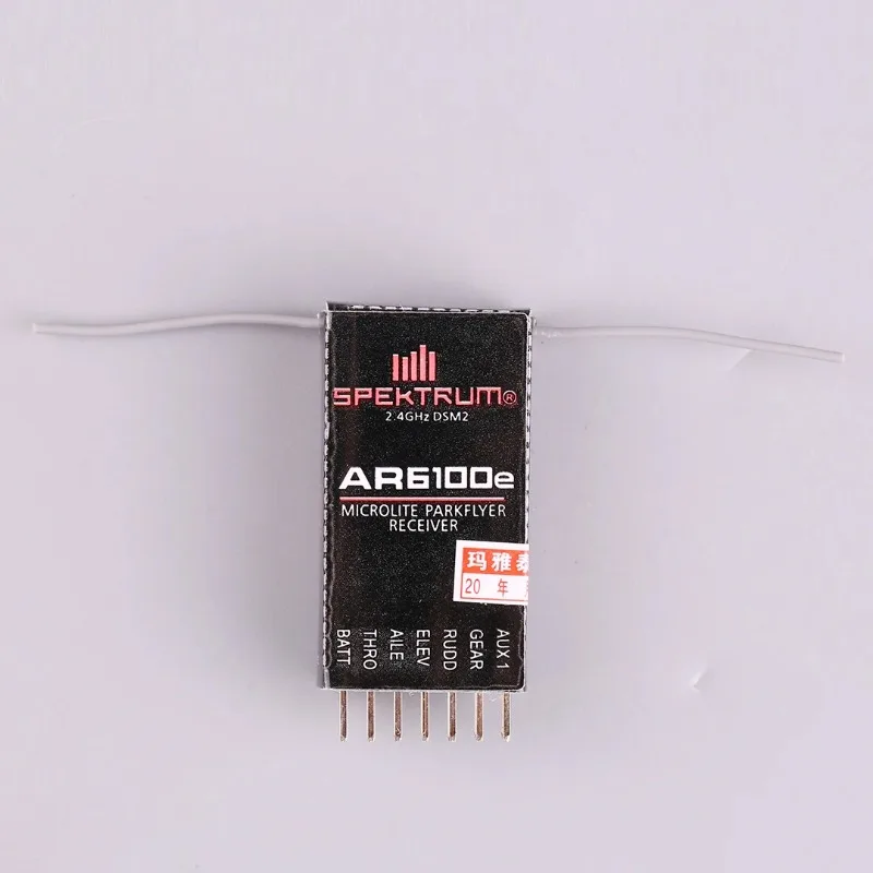 AR6100E 6-Channel Receiver for Spektrum DSM2 JR 2.4GHz Micro Aircraft Helicopter - Six-Pass Channel Receiver DX/DSX