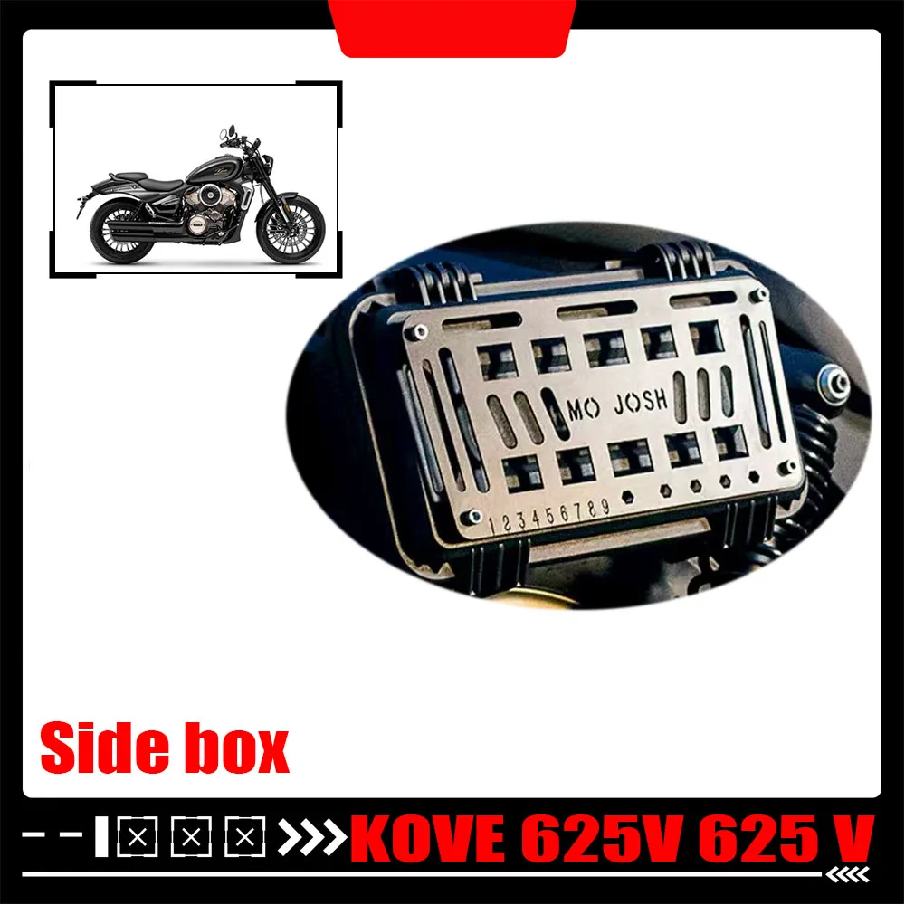 

For KOVE 625V 625 V lancer modified folding backrest leather side bag water cup holder tail bag