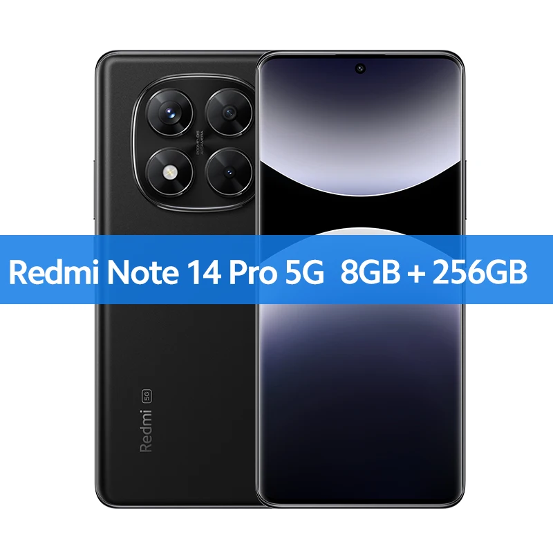 Global Version Redmi Note 14 Pro 5G Xiaomi Smartphone MediaTek Dimensity 7300-Ultra 200MP AI camera NFC 6.67"AMOLED Disply IP68