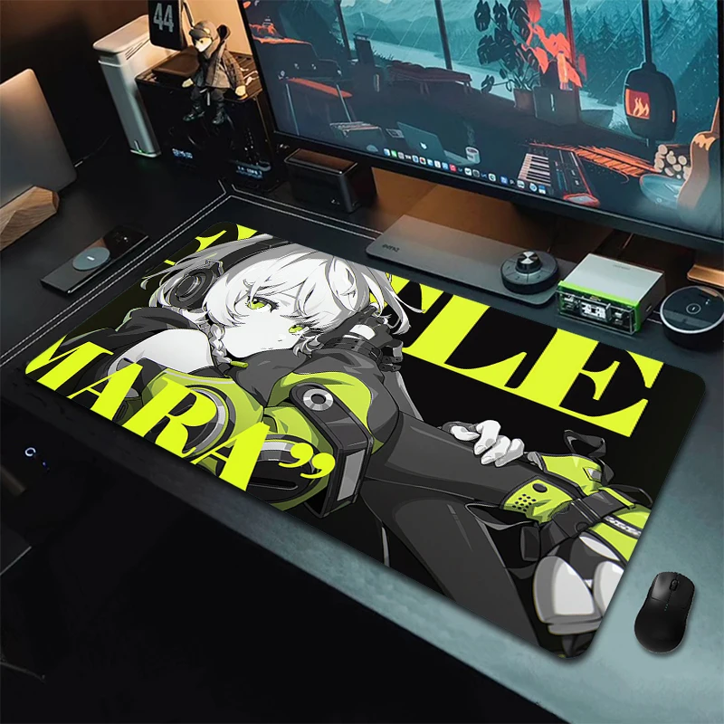 Game Professional Computer Mouse Pad Zenless Zone Zero Gaming Mousepad Anime Large Locking Edge Mouse Mat Pc Gamer Accessories