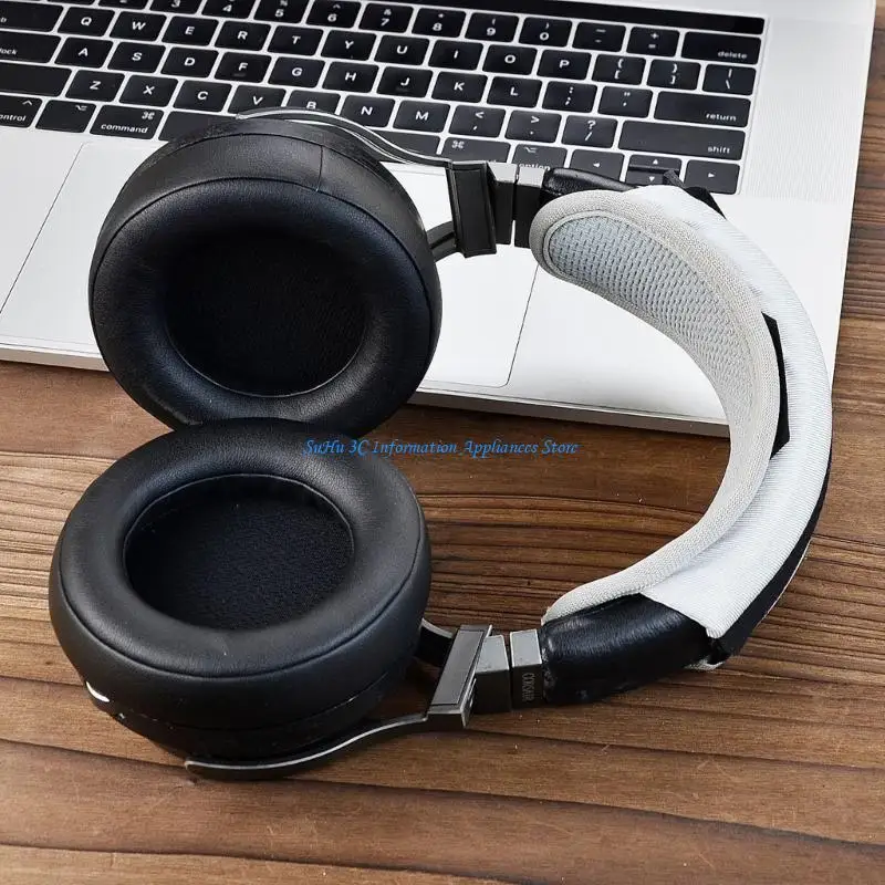 وسائد عقال ناعمة من القماش الشبكي وسحابات غطاء سماعة الرأس لاستبدال ملحقات جزء إصلاح MS9BN MS7BT MS5T #1
