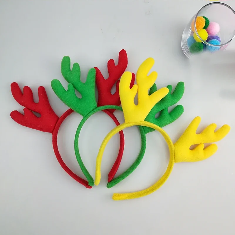 Erwachsene Kinder Plüsch Junge Hirsch Elch Geweih Stirnband Schwanz Geburtstag Party Dekoration Kopfbedeckung Halloween Kostüm Cosplay