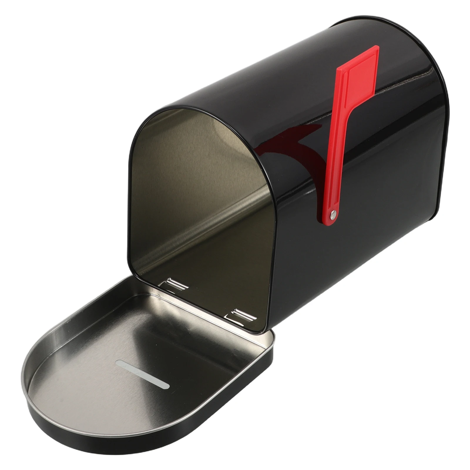 

Mini Tin Mailbox Small Metal Letter Box Red Flag Valentine Party Favor Playhouse Pretend Post Office Craft Activity