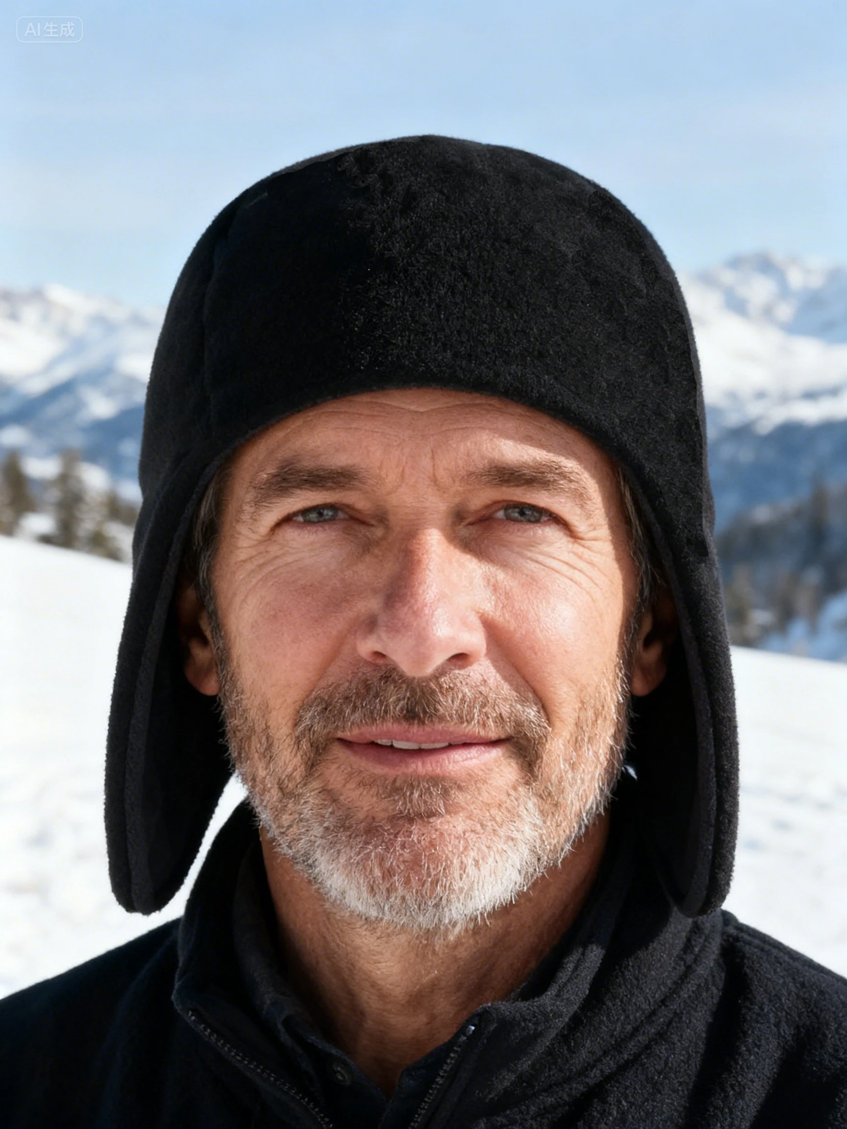 Gorro térmico de invierno para hombres y mujeres, gorro forrado de forro polar resistente al viento de doble capa con orejeras, gorro cálido para clima frío para exteriores