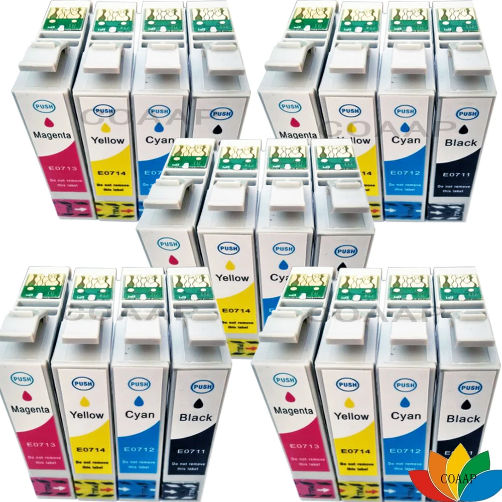COMPATIBLE E711-E714  T0711-T0714 T0891-T0894 T0715 T0895 INK CARTRIDGES FOR STYLUS DX 4000 DX 4050 DX4400 DX4450 DX 5000 DX5050