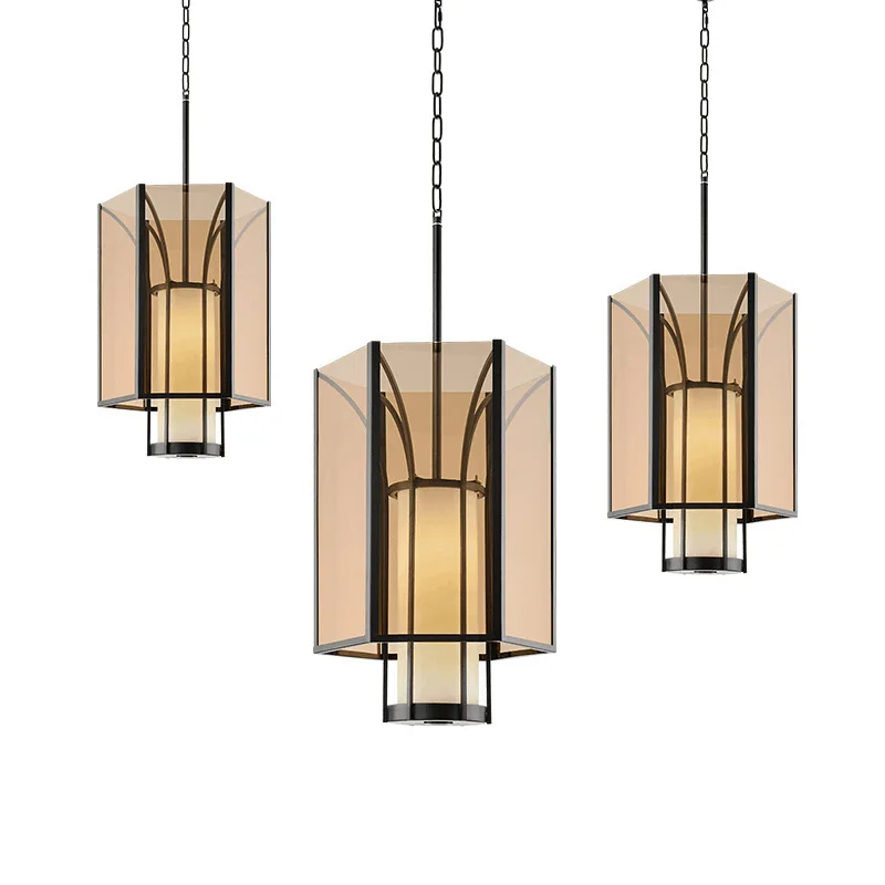 

New Chinese single-head chandelier restaurant corridor aisle small chandelier