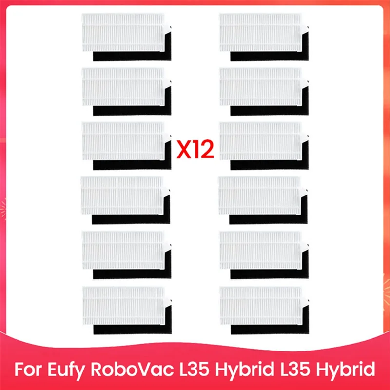 

Y42A-HEPA-фильтр + губка для Eufy Robovac L35 Hybrid L35 гибридный подметальный робот-пылесос аксессуары запасные части моющиеся