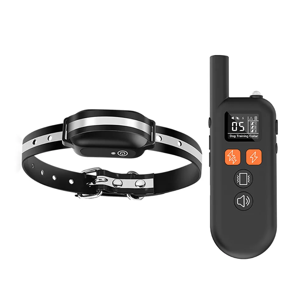 

Rechargeable Reflective Electric Dog Shock Collar Waterproof 4 Safe Training Modes Personalized Dog Sports Entertainment