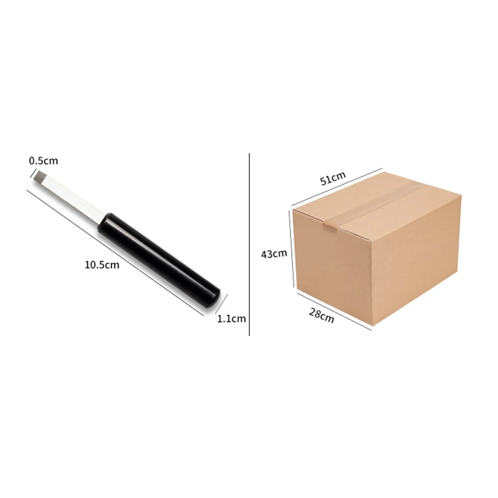 

Watch Back Cover Opener Pry Style Repair Tool Ultra Thin Black Handle Blade Radian Design Durable Watch Opener Wrist