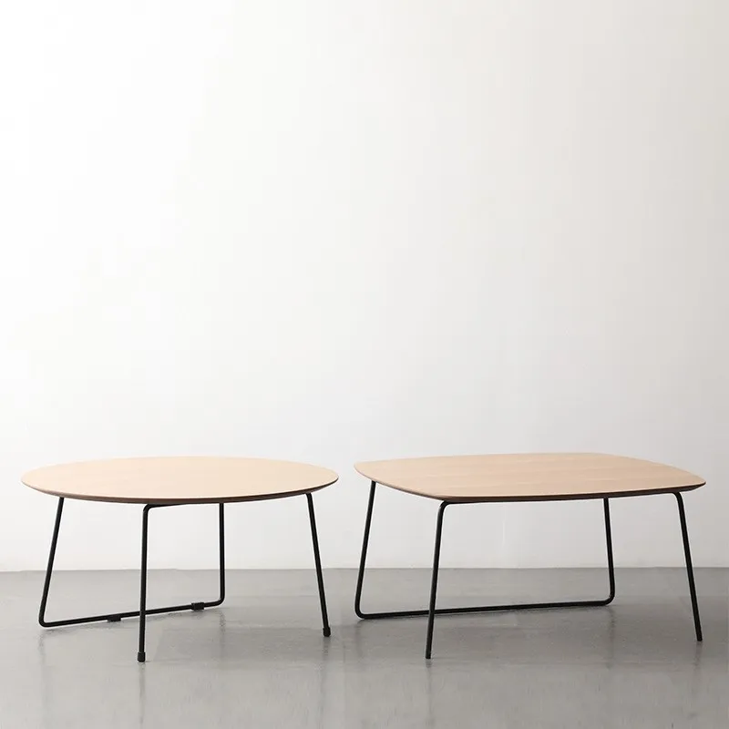 Simple Side Table Small Round Table Living Room Corner Table  Small Tea Table Combination Small Wooden Table Bay Window Table