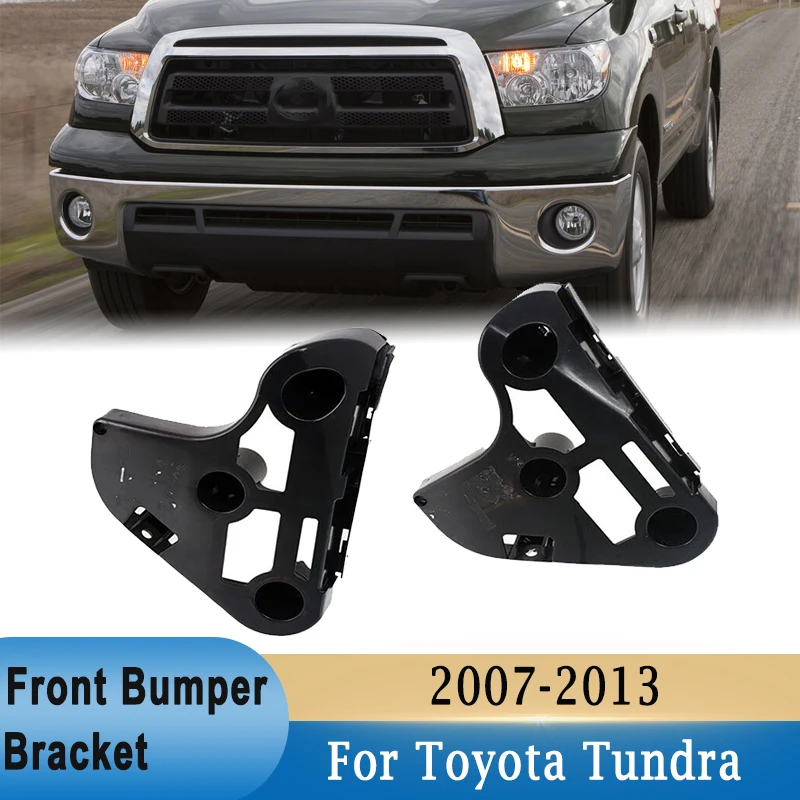 2PCS Car Rear Bumper Brackets Retainer Clip Holder for Toyota Tundra 2007-2013 52116-0C050 52115-0C060 Front Left Right