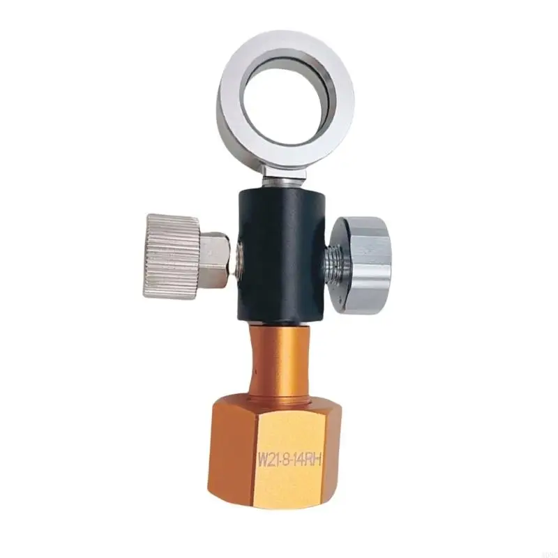 ADAPTER ADAPTOR A0NC CO2 Textura metal com monitoramento pressão real para máquinas refrigerantes, garantindo